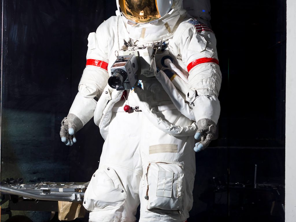 This was the backup spacesuit for the last man to walk on the moon, Apollo 17 Commander Gene Cernan.