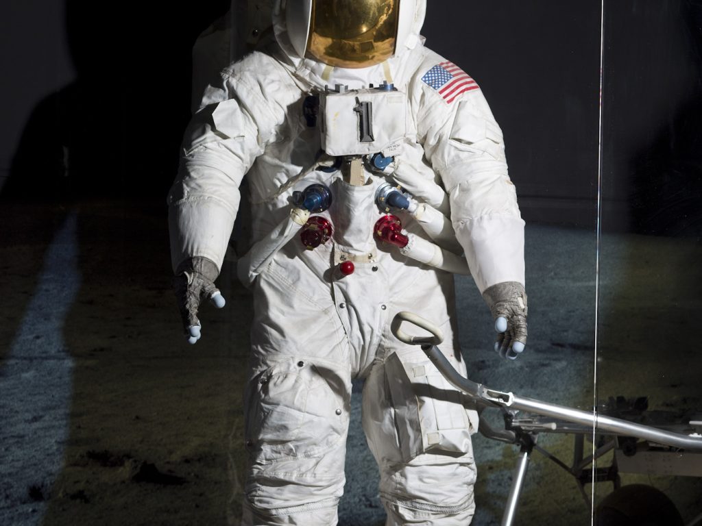 Astronaut Jim Irwin’s training suit, Apollo 12 backup